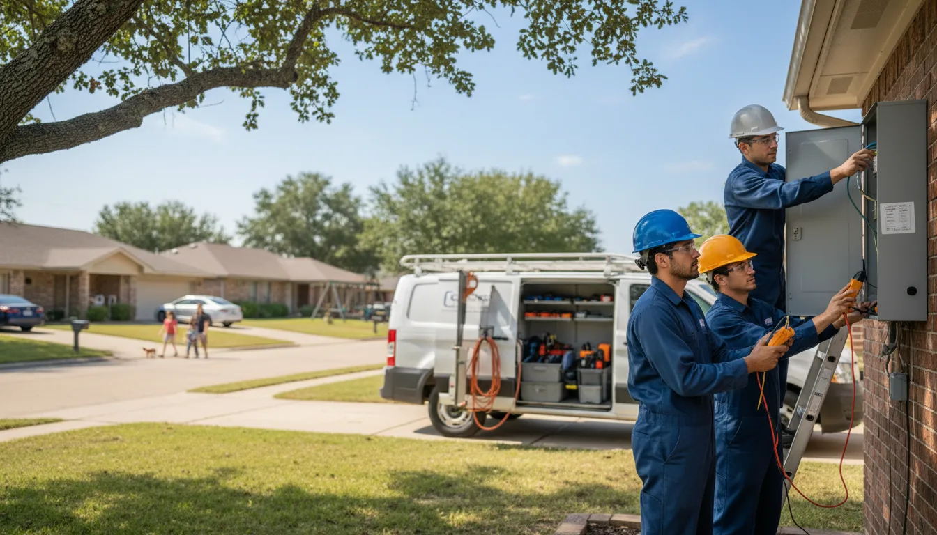 Certified electrician providing emergency electrical services in Renner, SD